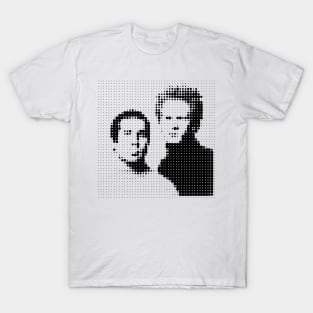 Simon & Garfunkel / Minimalist Graphic Artwork Design T-Shirt